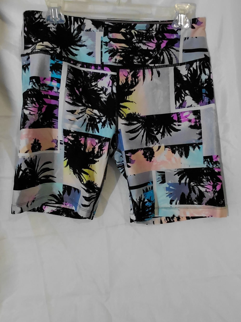 Calvin Klein Black Performance Shorts with Pink Trim